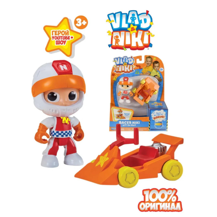 Игрушка Vlad & Niki Racer Niki with Go Kart