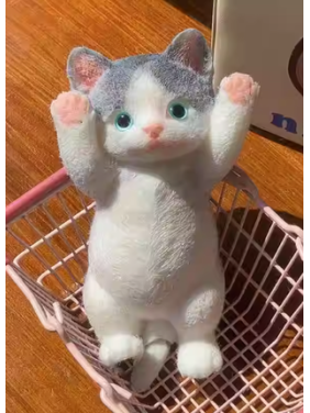 Игрушка антистресс-сквиш Кошка жмяки 