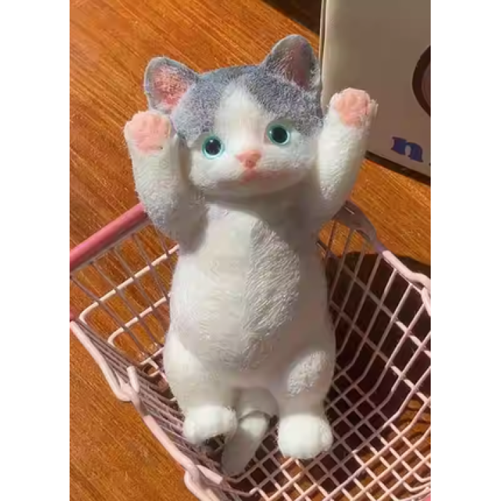 Игрушка антистресс-сквиш Кошка жмяки 