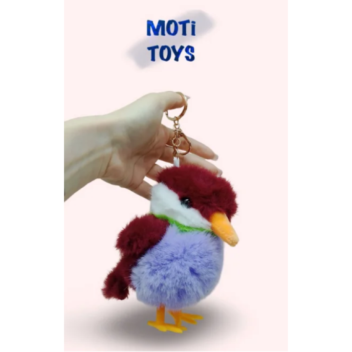 Мягкая игрушка брелок Птичка moti toys