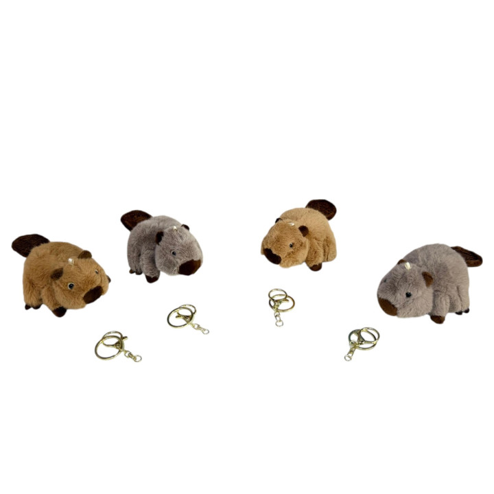 Мягкая игрушка Брелок Бобрёнок