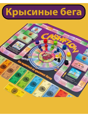Настольная игра денежный поток "Cashflow"