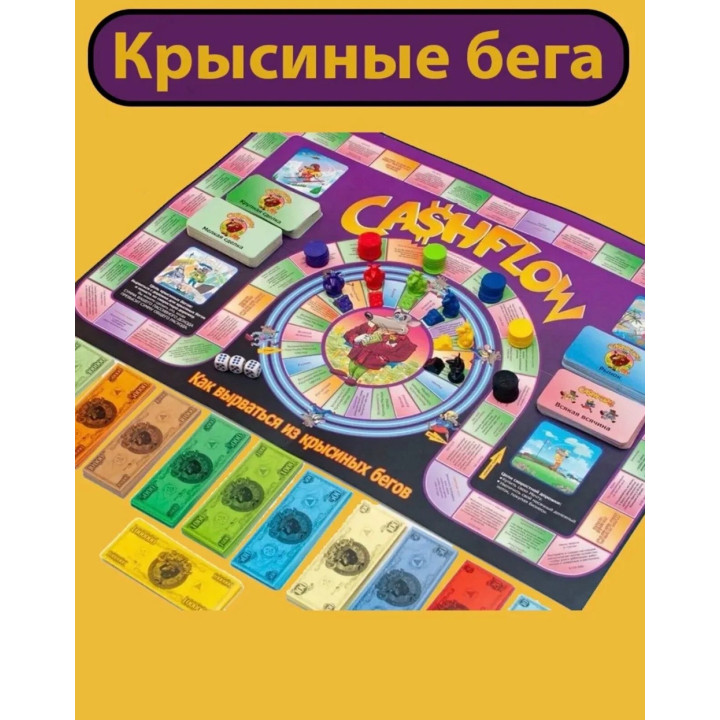 Настольная игра денежный поток "Cashflow"