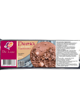 Глина для лепки терракотовая, 250 г "Луч"