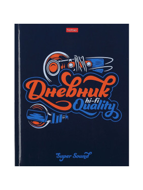 Дневник 1-11 кл. 40л А5ф тв. переплет глянц. ламин. "Суперзвук" 31228