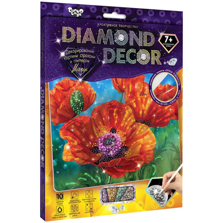 Набор креативного творчества Diamond Decor Маки