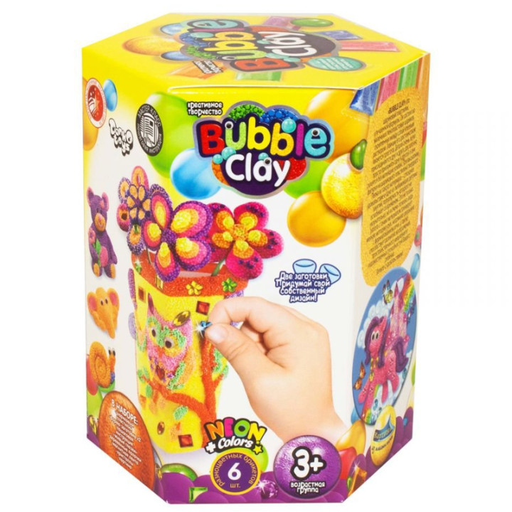 Danko Toys Набор для творчества «BUBBLE CLAY ВАЗА» (BBC-V-01)