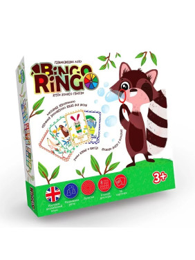 Лото развивающее Bingo Ringo, рус+англ. алфавит