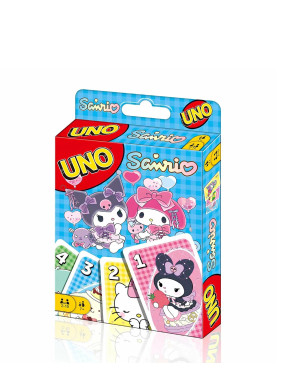 Настольная карточная игра "Uno" Number 1 for Family Fun! Sanrio