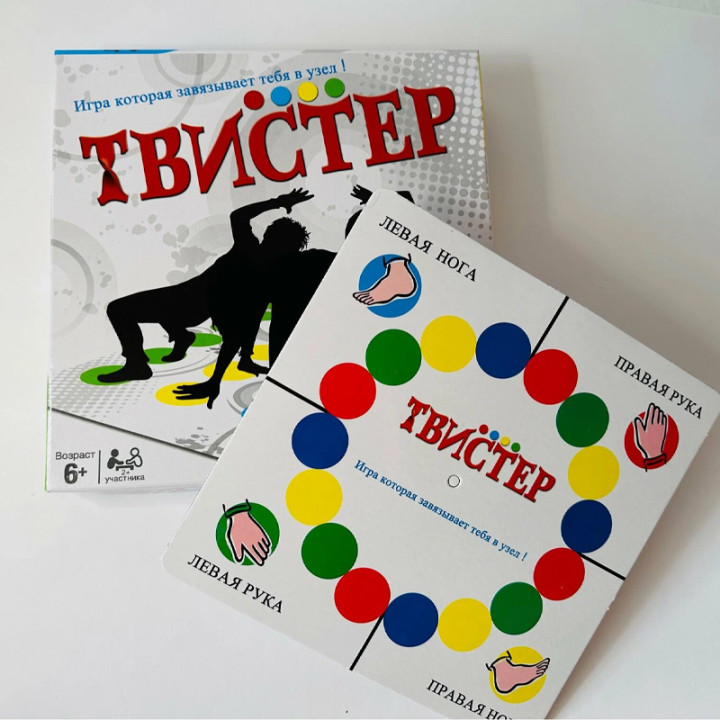 Твистер (Игра которая завязывает тебя в узел) (№6200R)