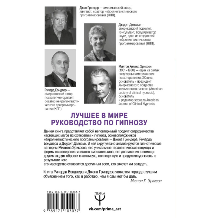 НЛП. Полный курс гипноза. Паттерны гипнотических техник Милтона Эриксона