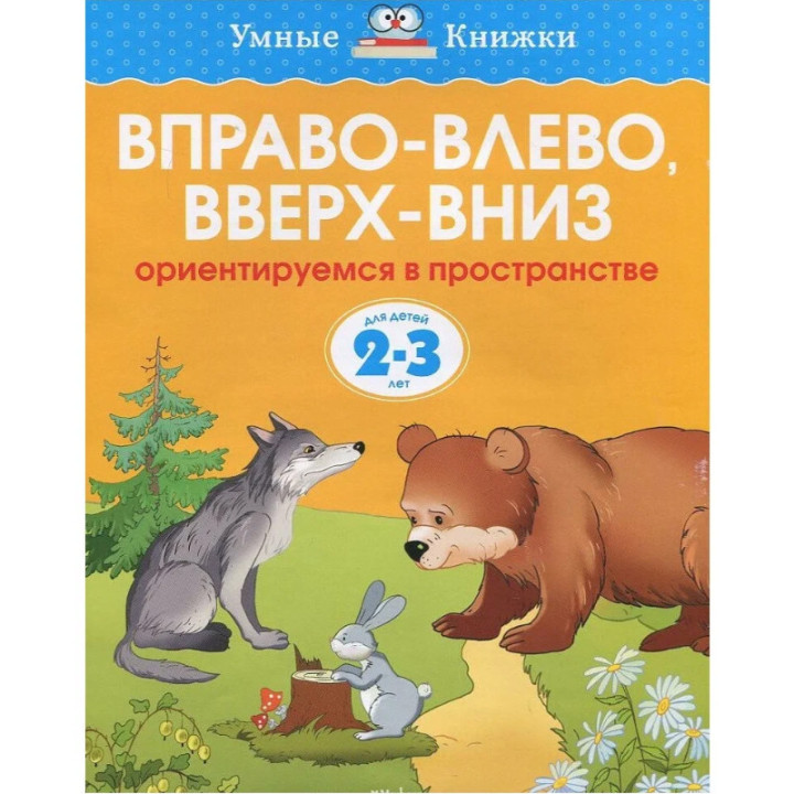 Вправо-влево,вверх-вниз ориентируемся в пространстве для детей 2-3 лет Серия: Умные книжки