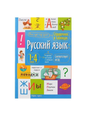 Справочник в таблицах. Русский язык 1- 4 классы