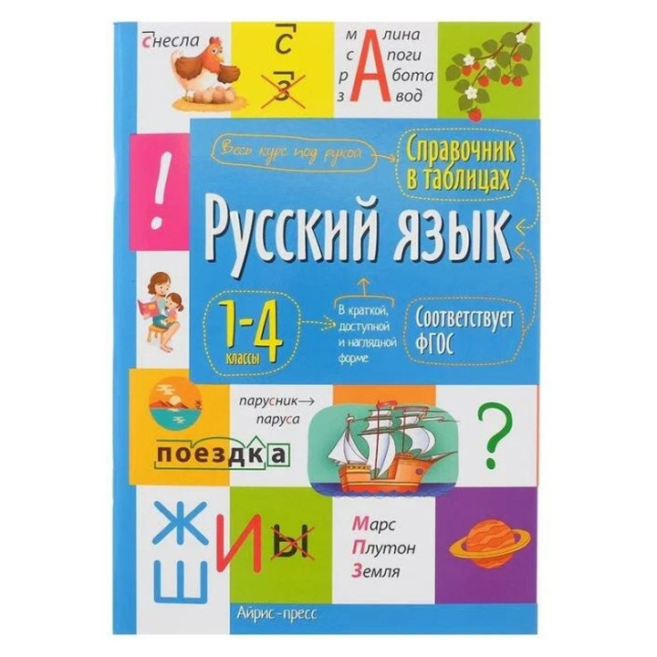 Справочник в таблицах. Русский язык 1- 4 классы