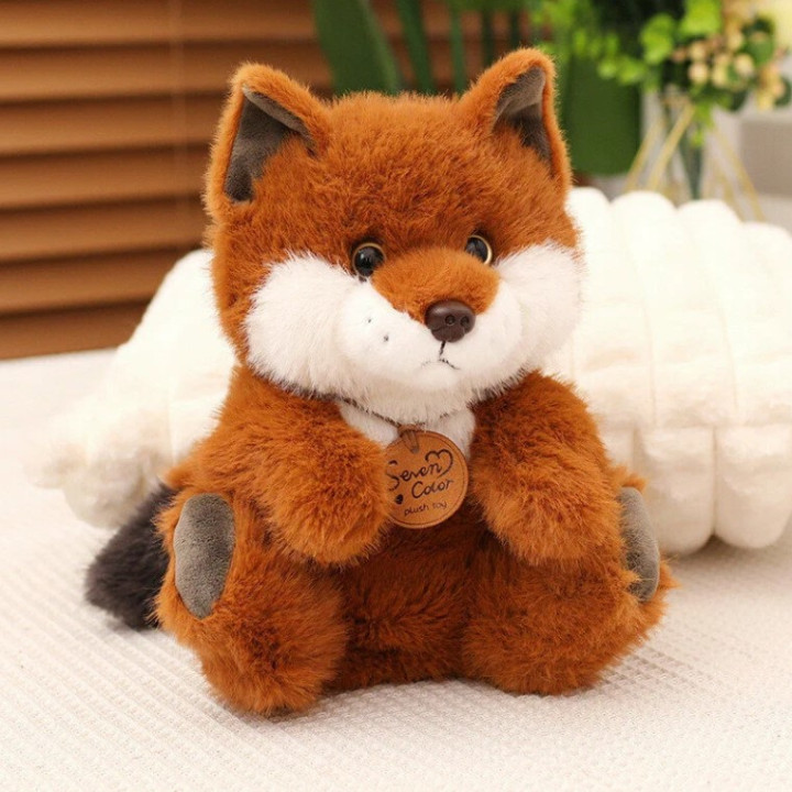 Мягкая игрушка Лиса. Seven color 25см