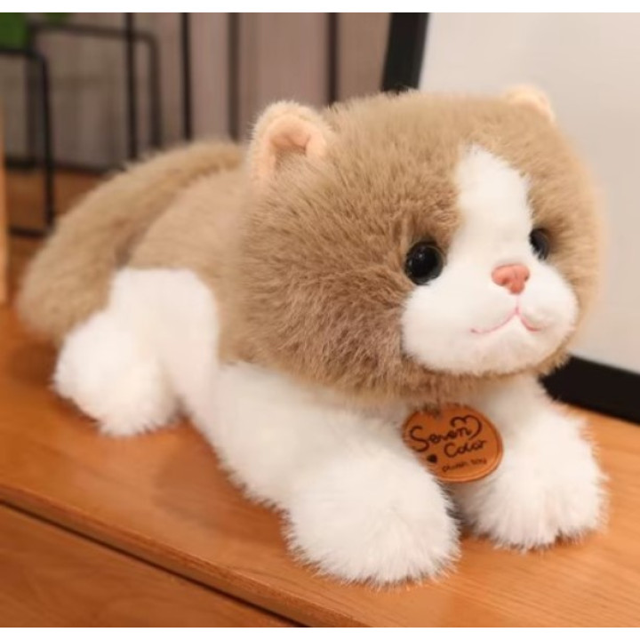 Мягкая игрушка плюшевый котик Маффи, цвет светло-коричневый Мягкая игрушка плюшевый котик Маффи, цвет светло-коричневый