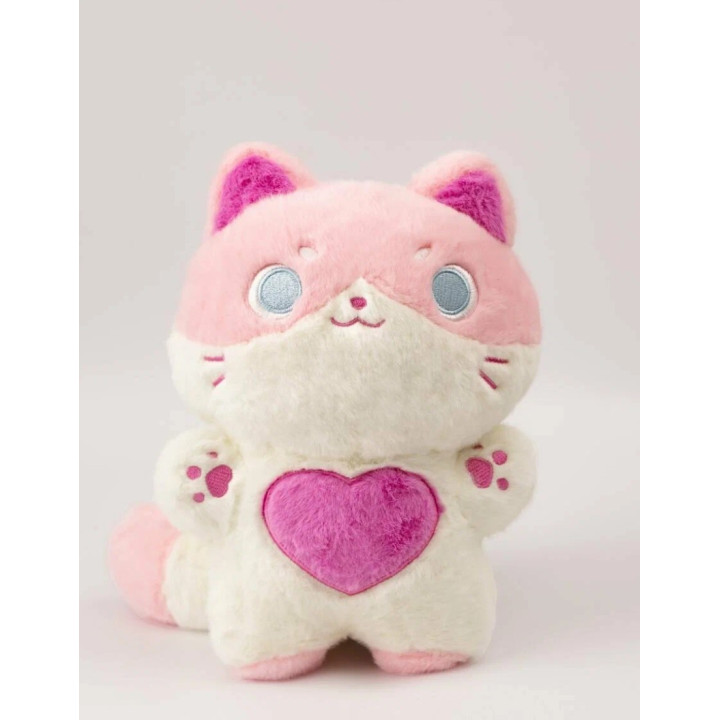 Мягкая игрушка Котик Моти с сердцем