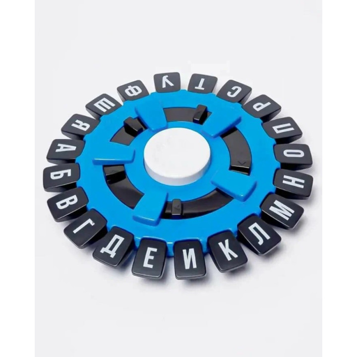 Настольная игра "Словомания", синяя, для развития словарного запаса