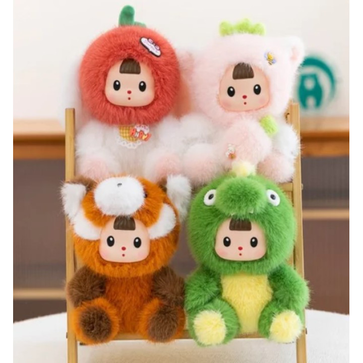 Мягкая игрушка Куколка в мягком костюме зверят 