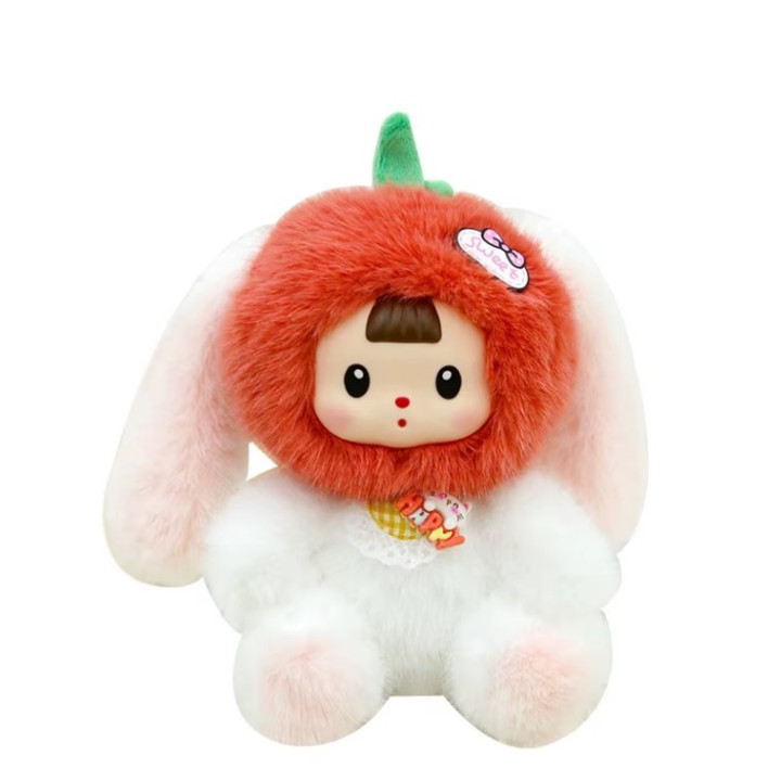 Мягкая игрушка Куколка в мягком костюме зверят 