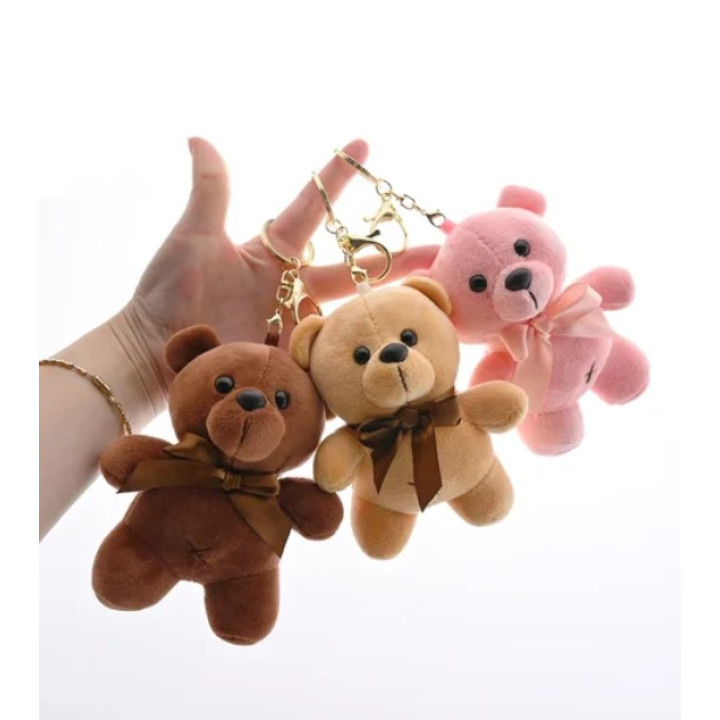 Мягкая игрушка брелок милый мишка 