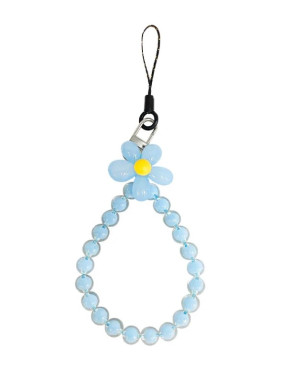 Декоративный брелок обвес для телефона с ромашкой , для защиты телефона от падений