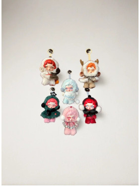 Мягкая игрушка брелок Кукла "СкуллПанда"