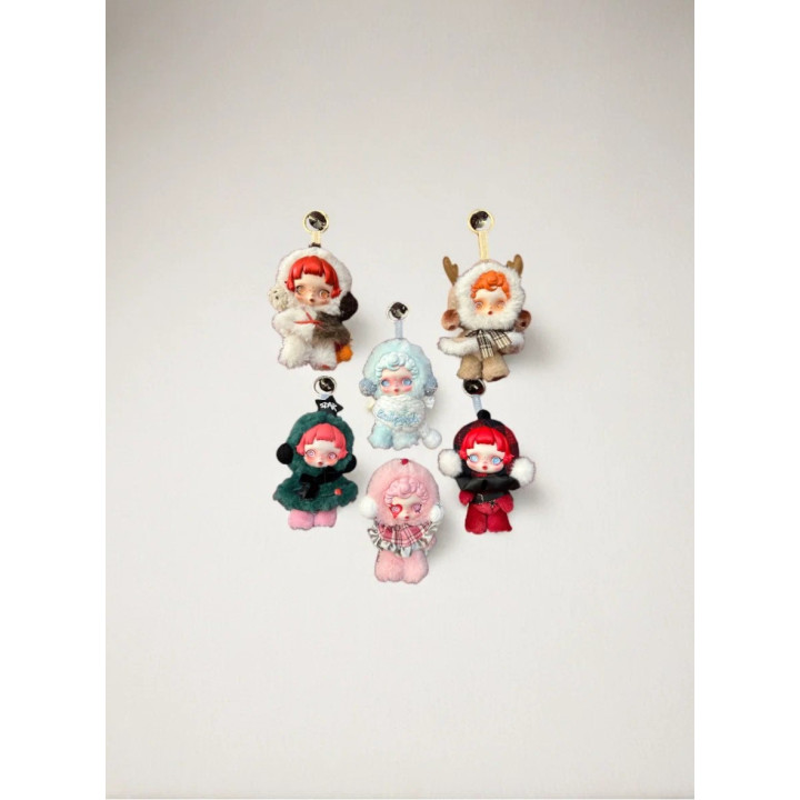 Мягкая игрушка брелок Кукла "СкуллПанда"