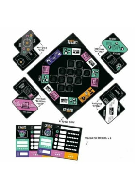 Настольная экономическая игра "Криптобосс"