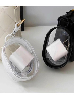 Прозрачный адаптер линии передачи данных Органайзер для наушников