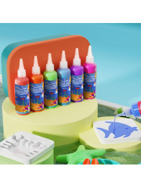 Набор для творчества "Водяной эльф" рукоделие 16 фигурок и 12 цветов красок