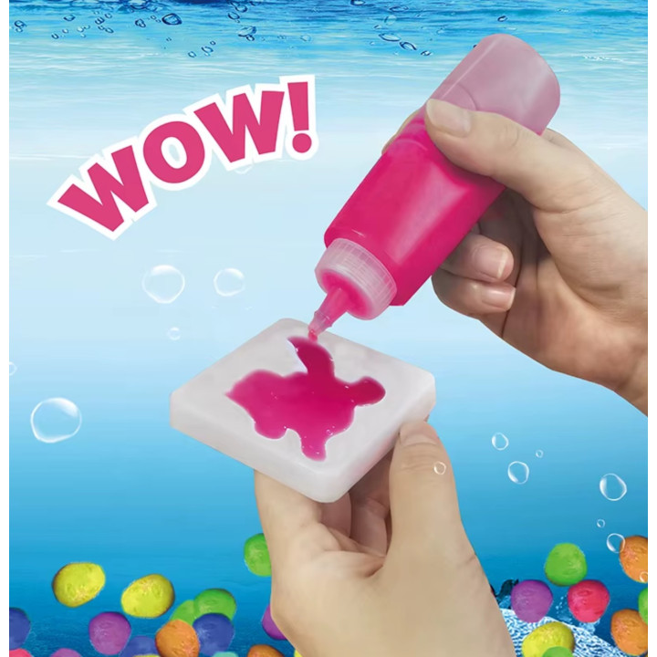 Набор для творчества "Водяной эльф" рукоделие 16 фигурок и 12 цветов красок