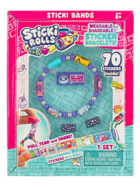 Детский игровой набор для девочек для создания украшений стикер-альбом "Sticker rolls" 120 stickers
