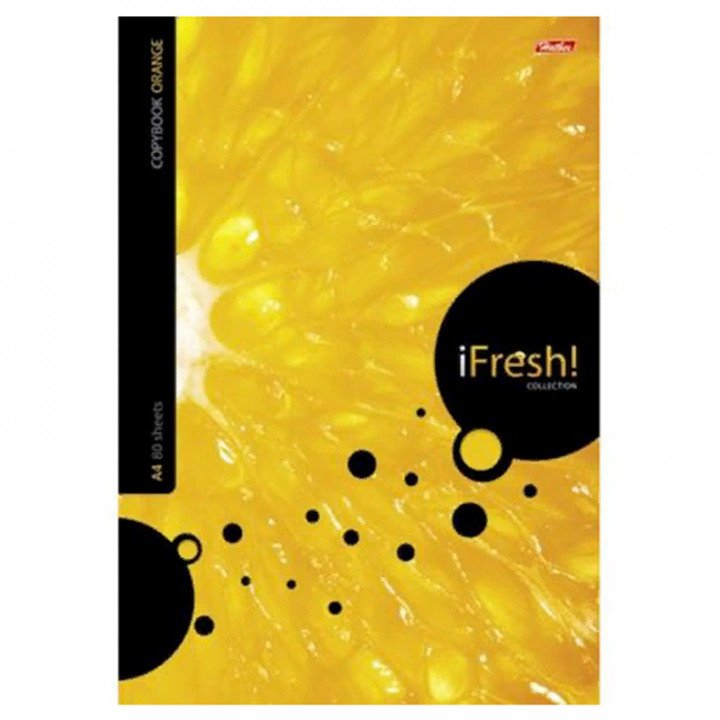 Тетрадь А4 80л клетка на гребне -Ifresh- 80