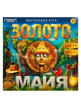 Настольная игра-ходилка Золото Майя Умные игры 8+