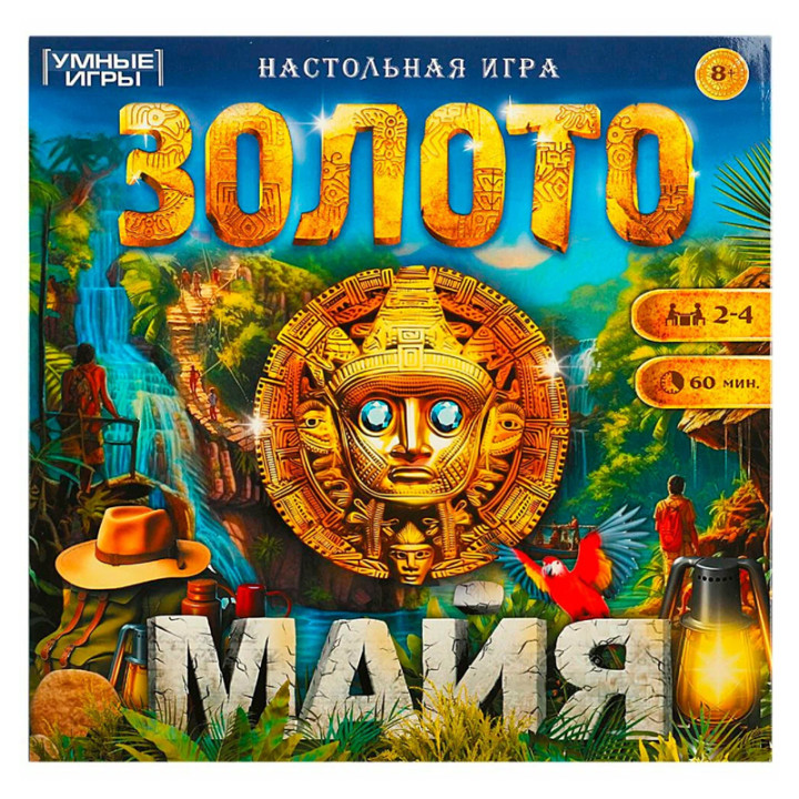 Настольная игра-ходилка Золото Майя Умные игры 8+