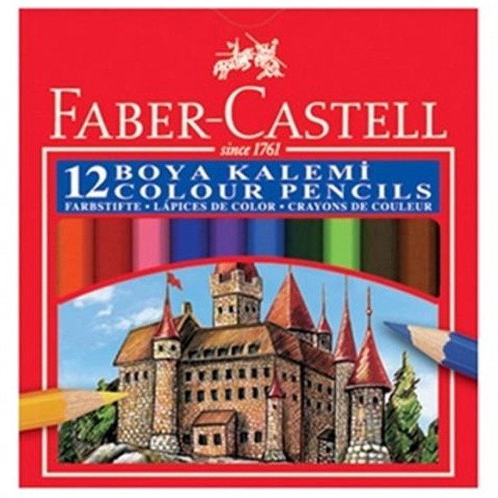 Faber-Castell 12 цветов средние карандаши