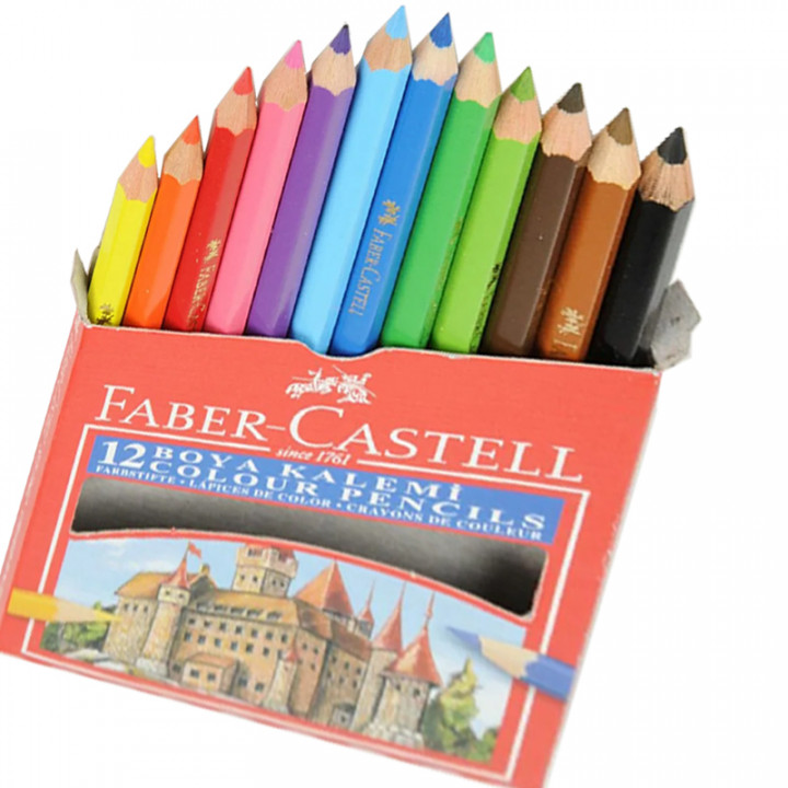 Faber-Castell 12 цветов средние карандаши