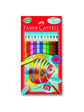 Картонные мелки Faber Castell 12 Rezweli Aquarell Kt