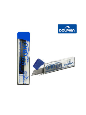 Запаска для карандаша "DOLPHIN" HB 0.5 - 0,7мм (60 mm 24 pcs) EX-POLYMER