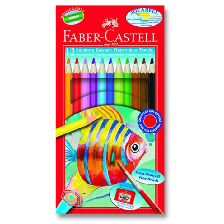 Набор карандашей "Faber-Castell" 12 цветов в картонном пенале