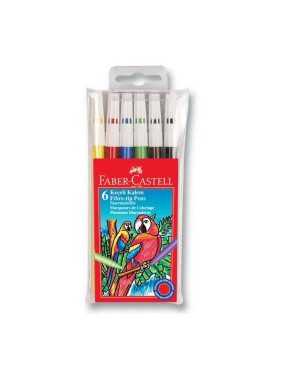 Фломастер 6 цветов "FABER-CASTELL"