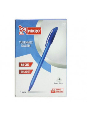 Шариковая ручка Micro Blue, 50 шт. в упаковке YA.8697433850375