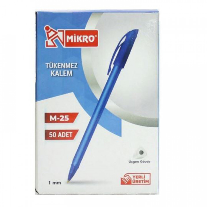 Шариковая ручка Micro Blue, 50 шт. в упаковке YA.8697433850375