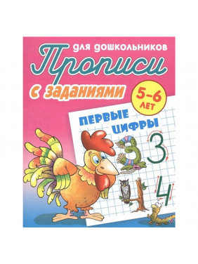 Первые цифры 5-6 лет