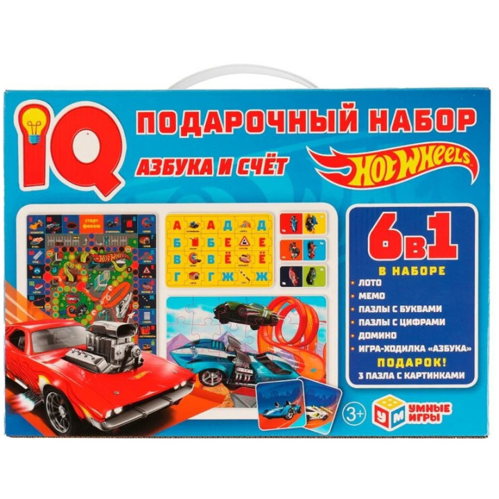 Развивающий игровой набор IQ - 6 в 1 Азбука и счёт серия Умные игры