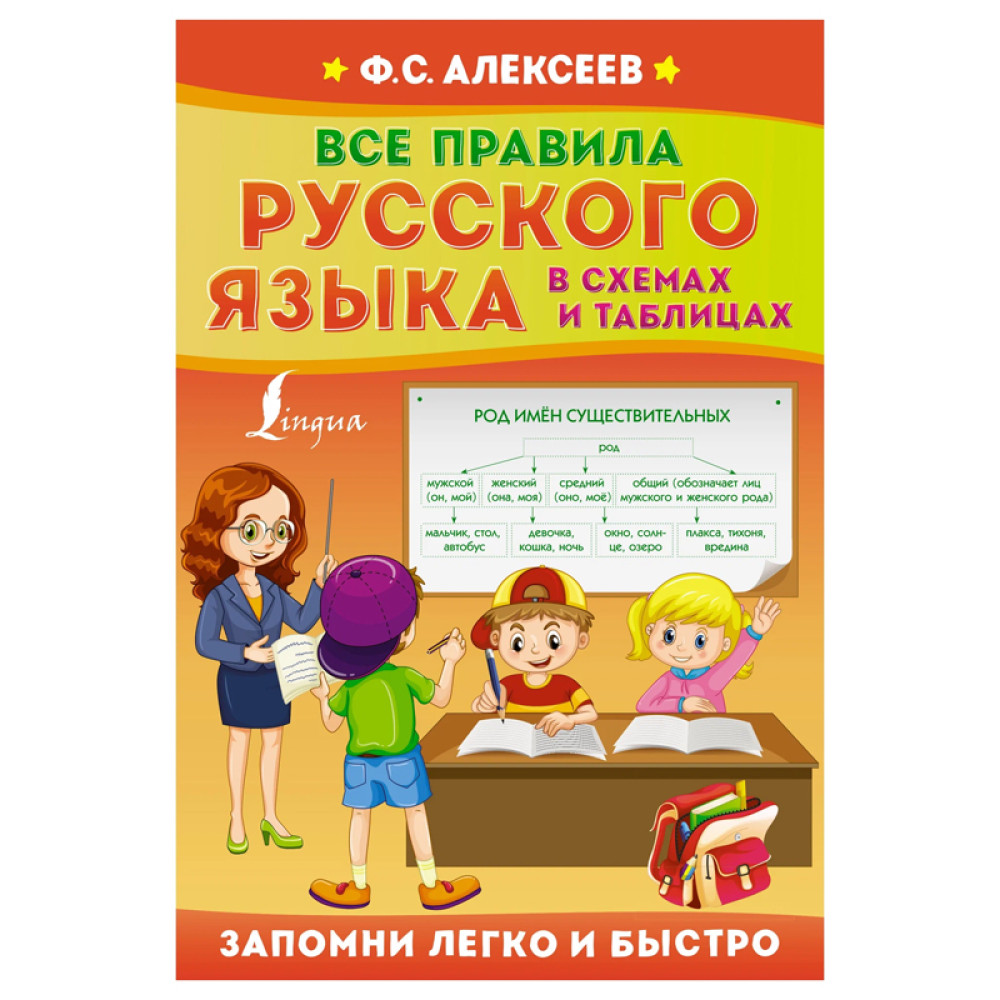 Все правила русского языка в схемах и таблицах Алексеев Филипп