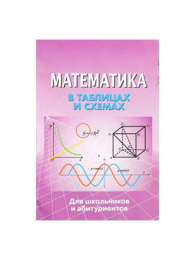 Математика в таблицах и схемах Для шк. и абитур. Крутова И., Крутова А. Издательство Виктория Плюс